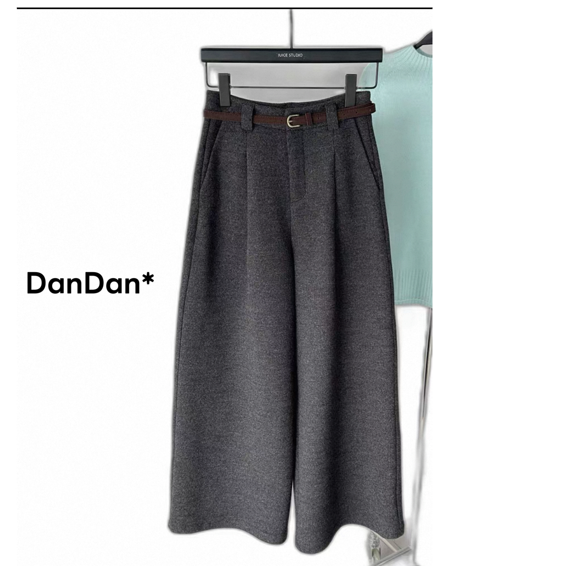 【丹丹专属】新款韩毛羊毛尼加厚加绒绵窄版抗起球可机洗香蕉裤