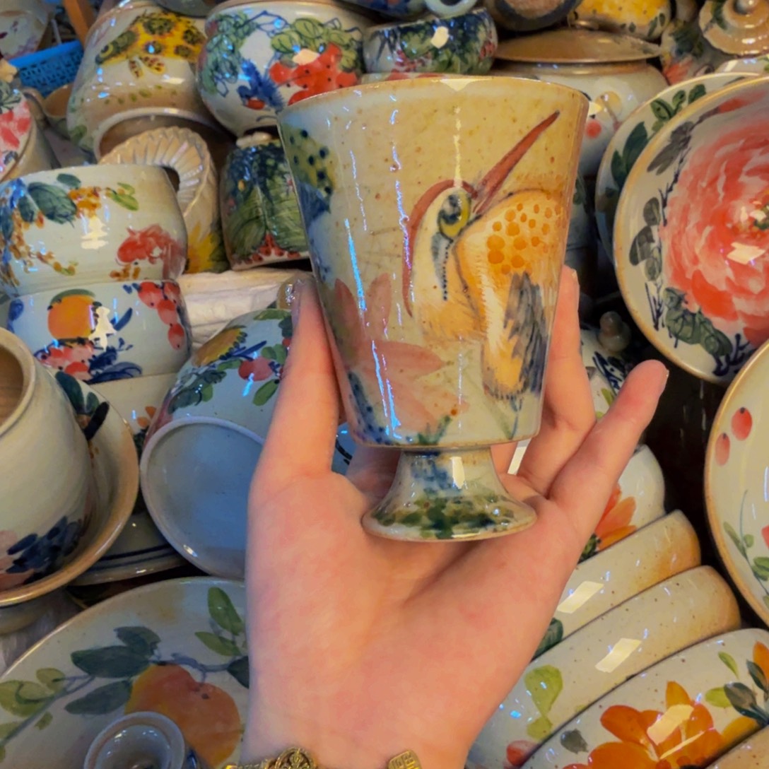 瓷片景德镇陶瓷手工手绘