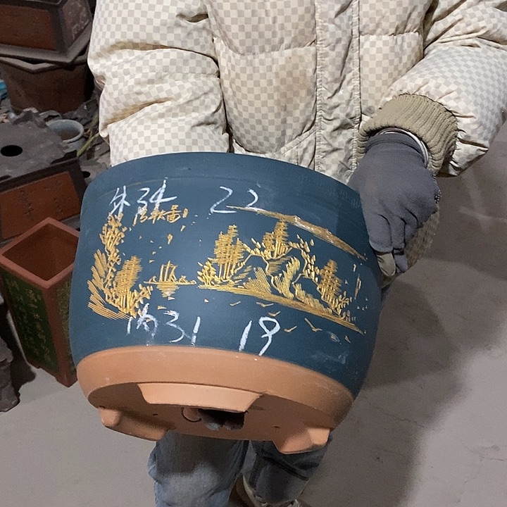 紫砂花盆紫砂花盆