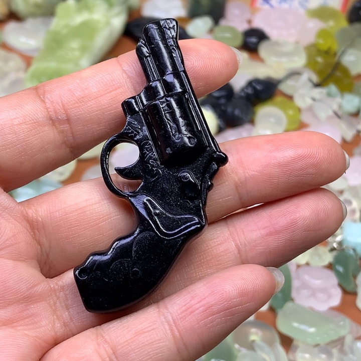 蛇纹石玉合金颈饰