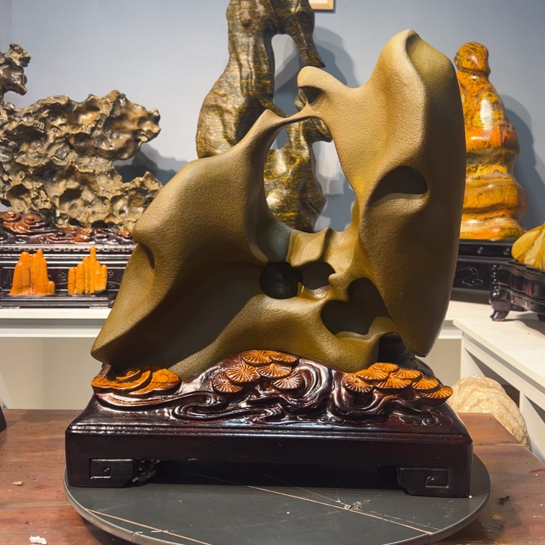 青***水完全开放精品摆件家居摆件