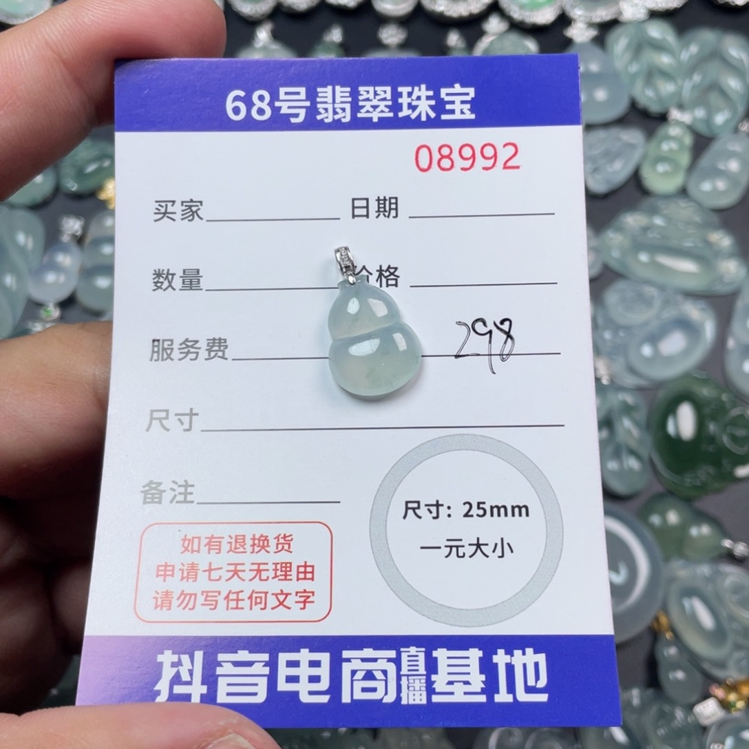 翡翠颈饰未镶嵌08992翡翠