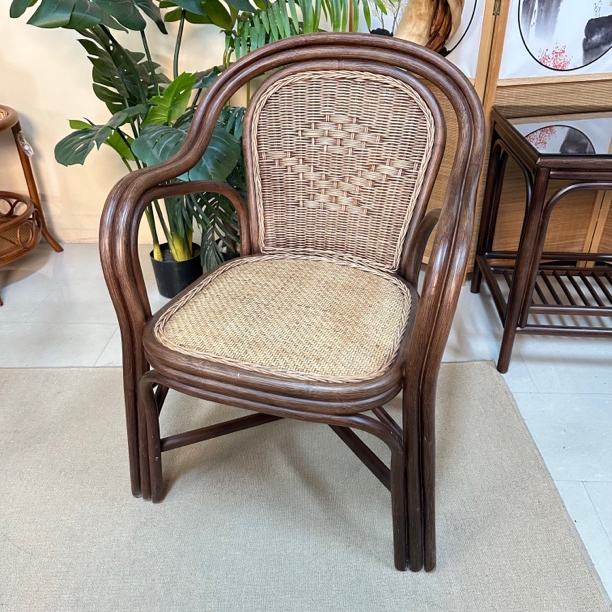 休闲藤椅，藤条休闲椅，藤编椅子。简约家用藤艺休闲桌手工单人客厅
