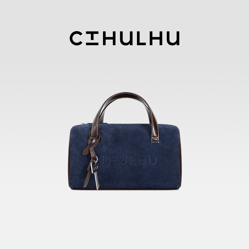 CTHULHU【蓝调时光波士顿】CT510B202韩国小众品牌复古时尚包HH