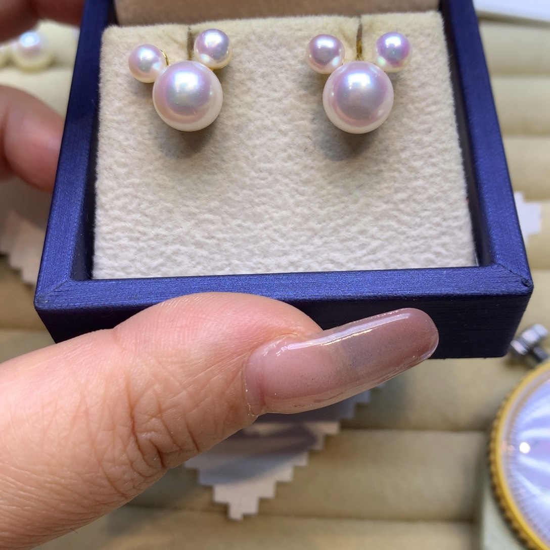 未镶嵌耳饰淡水珍珠
