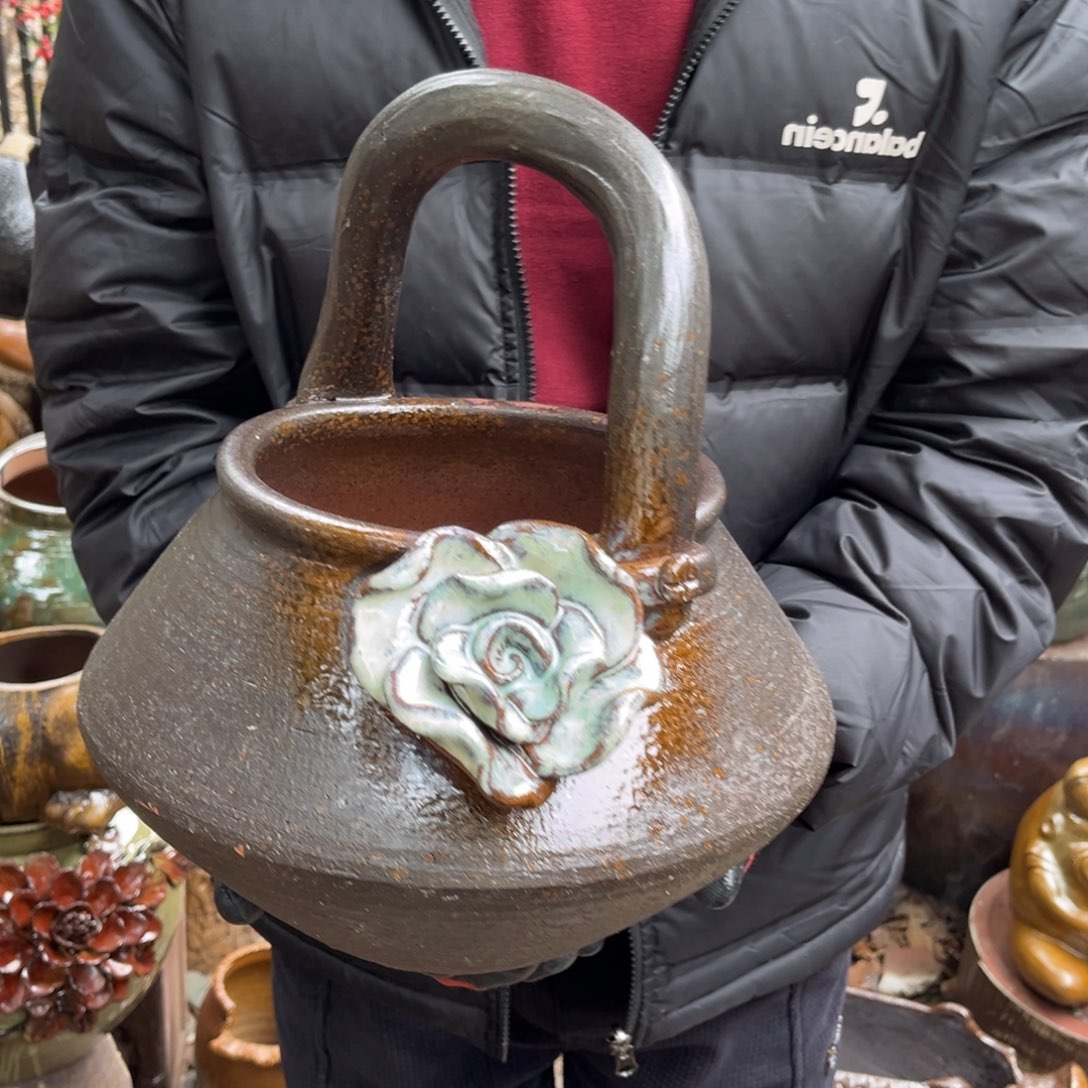 红陶高19口19有孔