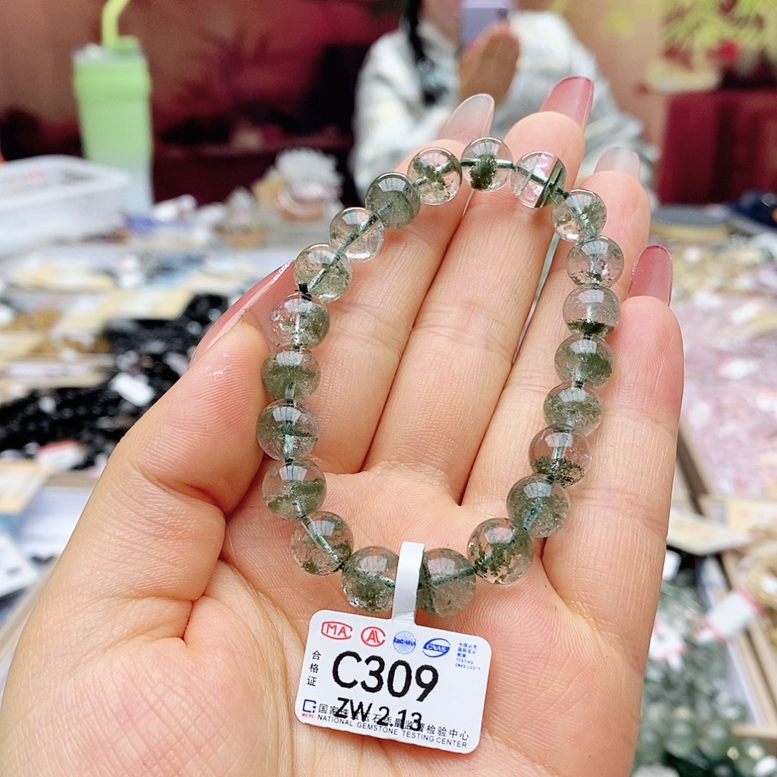 水晶手链未镶嵌C309千层聚宝盆9m