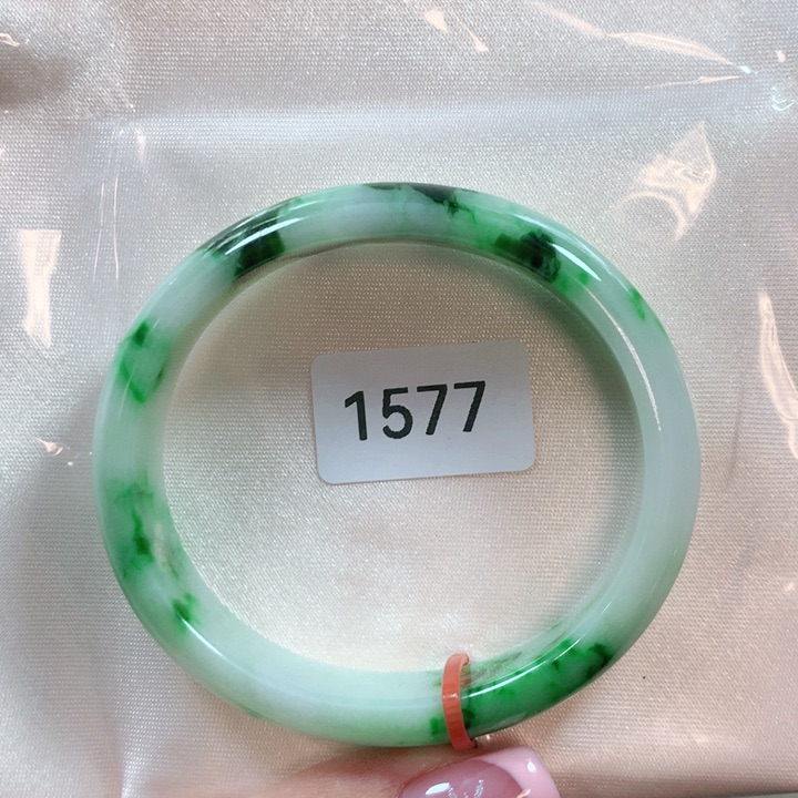 翡翠手镯未镶嵌天然翡翠手镯53