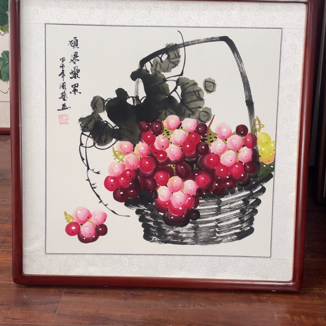 国画带框尺寸63*63厘米