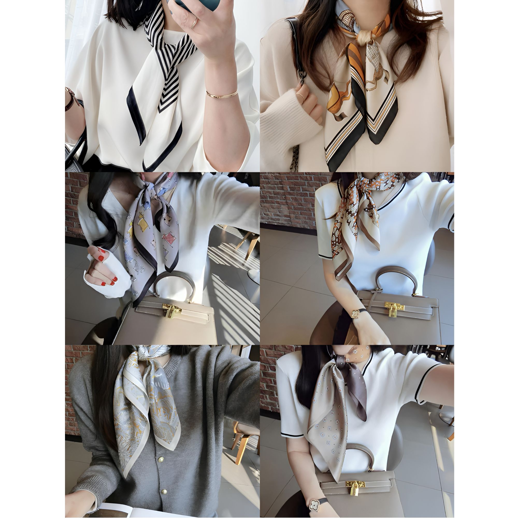 专属Hongxi Scarves/鸿晰丝巾桑蚕丝65方巾丝巾真丝合集