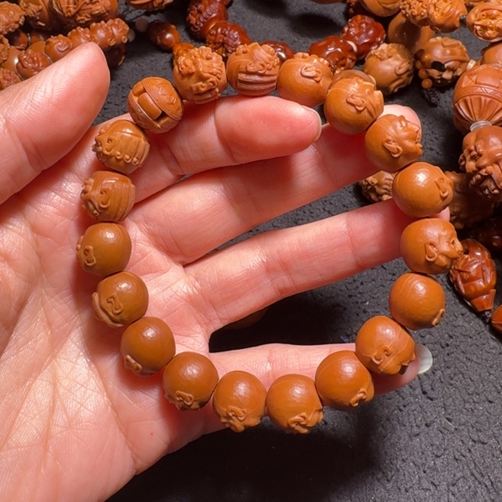橄榄核手串/手链老***你橄榄核雕