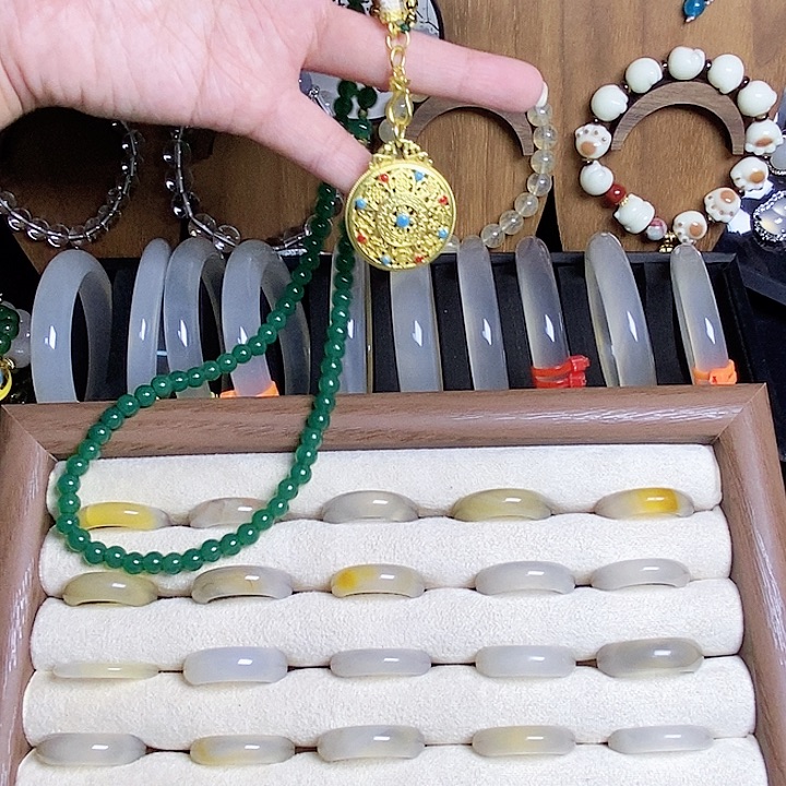 玛瑙/玉髓戒指合金