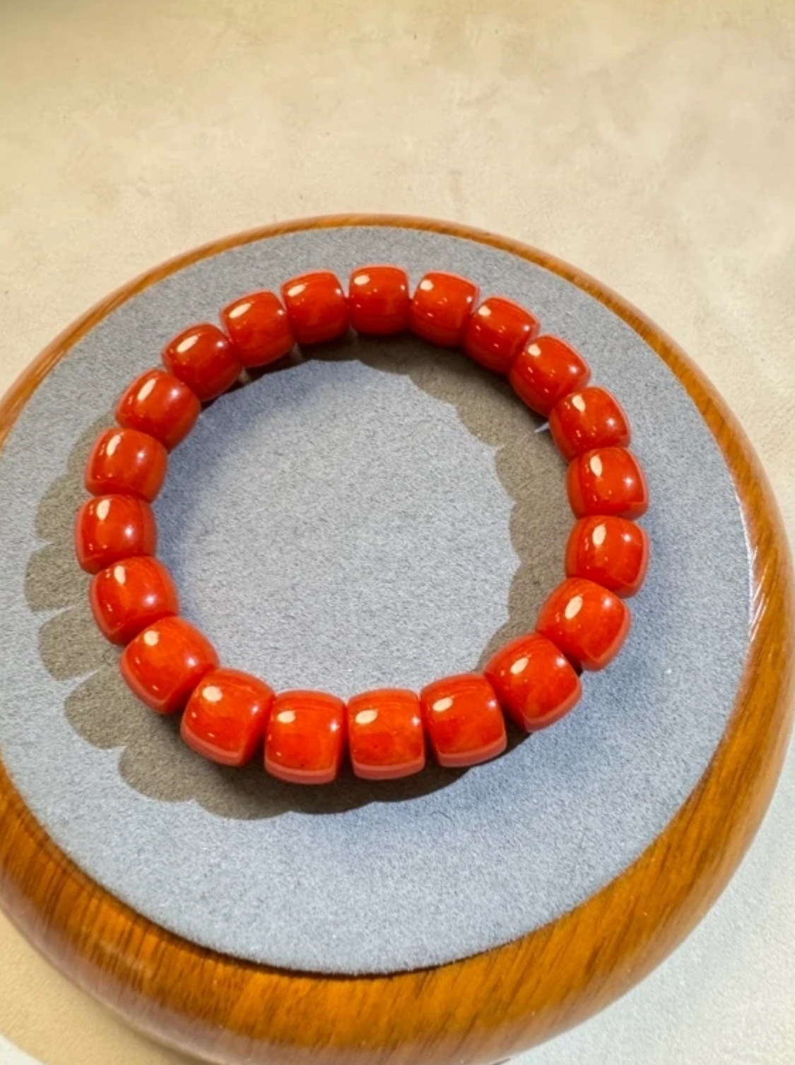 AA云南保山满红10mm直切珠串