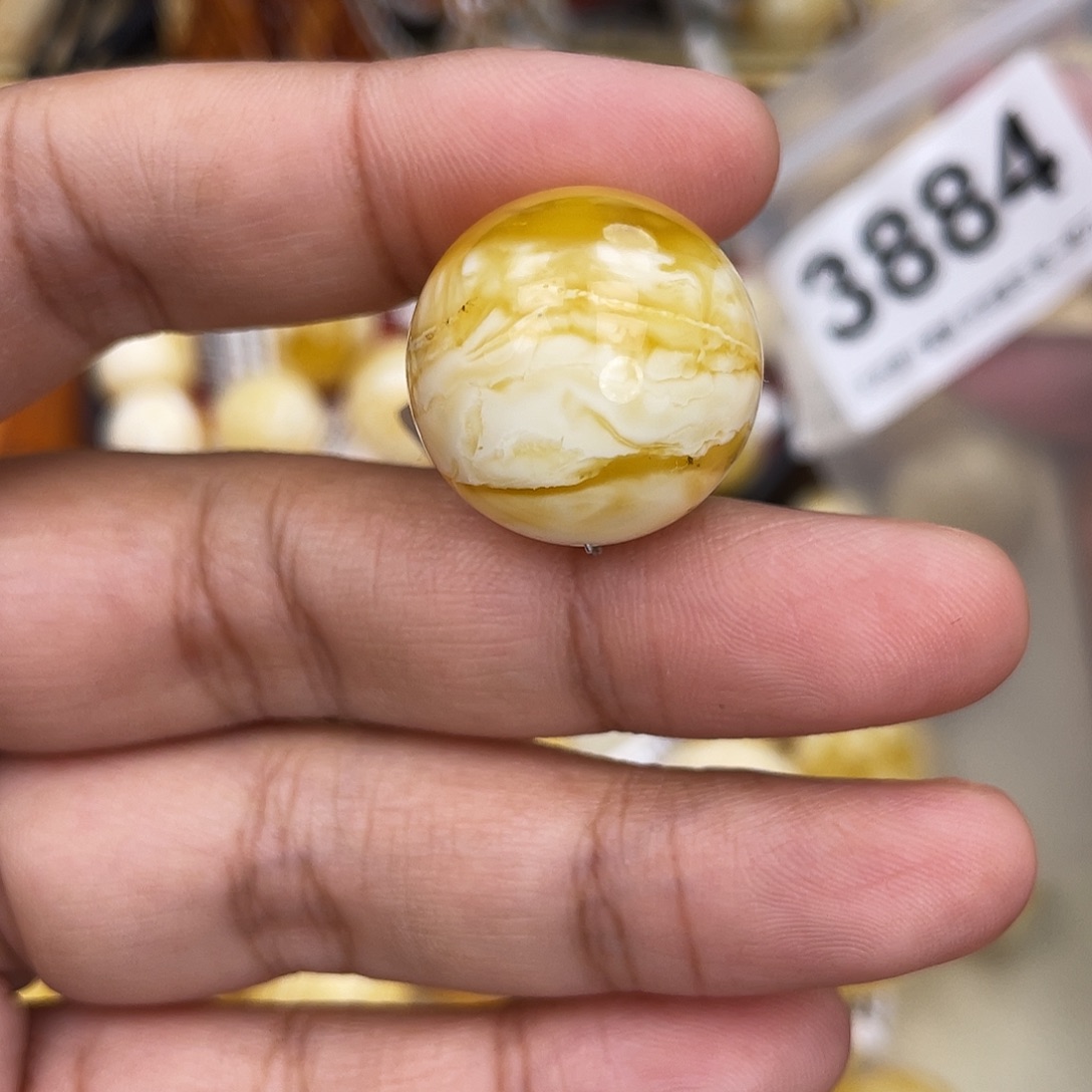 蜜蜡未镶嵌珠宝奇石粉21.7