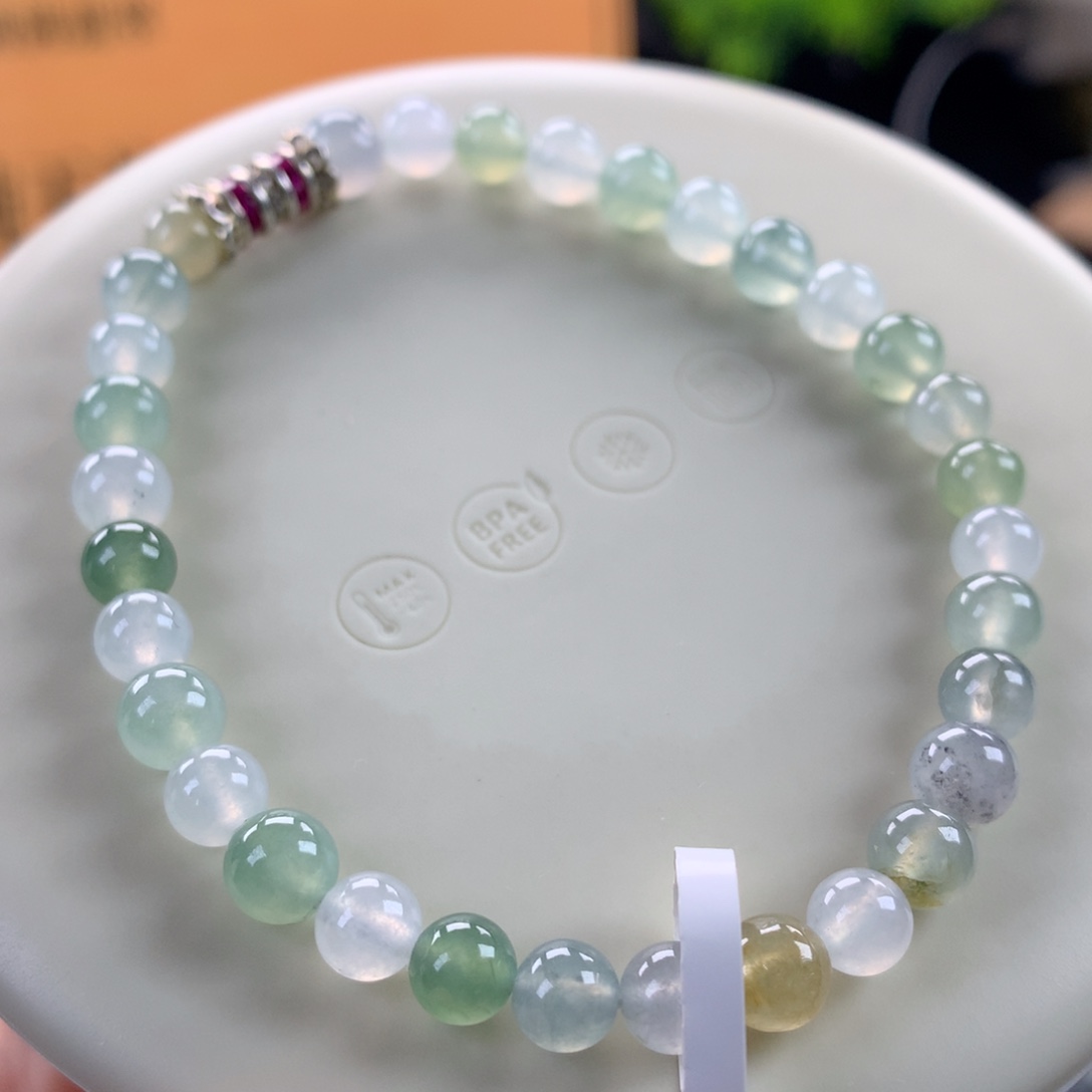 翡翠未镶嵌手链卡6