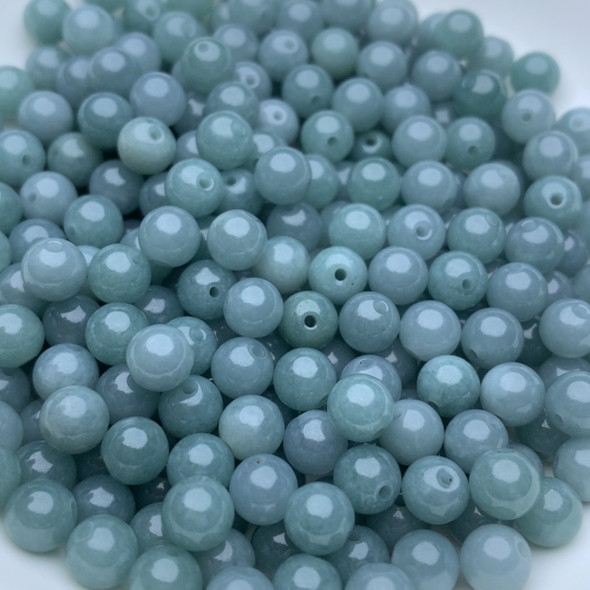 【闪购商品】翡翠手链未镶嵌卡6蓝水50颗