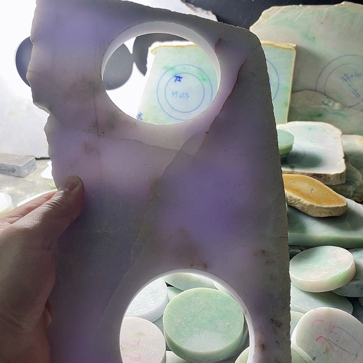 翡翠挂件未镶嵌毛料35