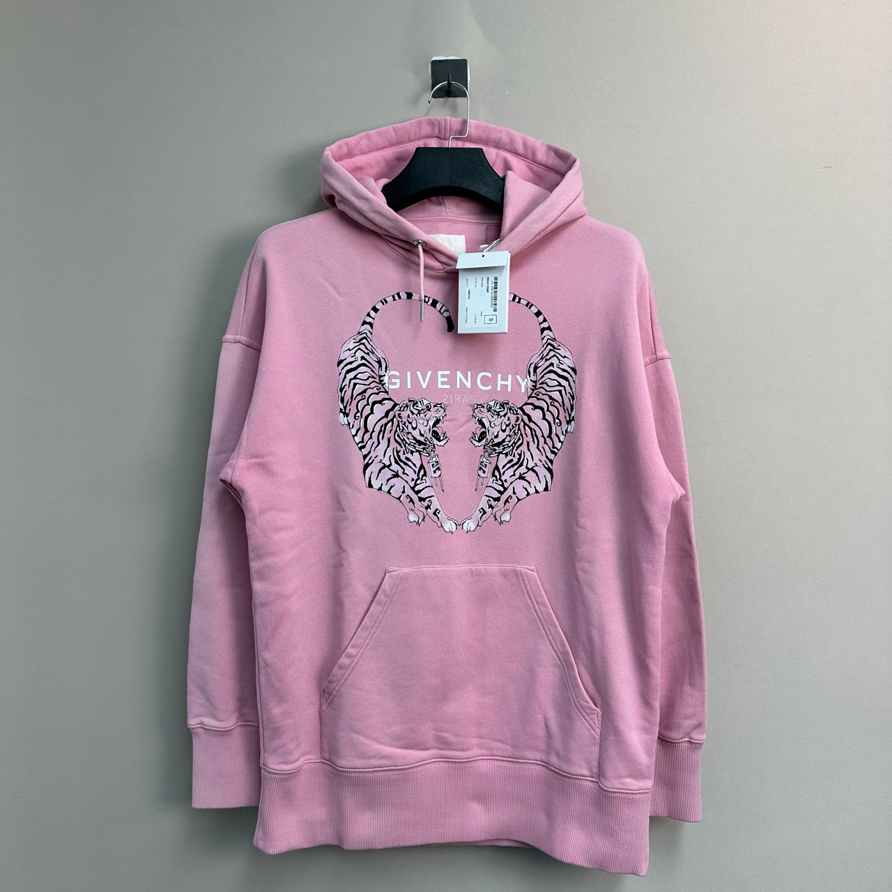 全新未使用 Givenchy/纪梵希 新款虎年限定爱心帽衫/S码/价10990
