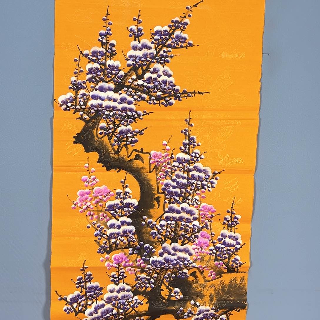 国画841 花鸟在此处飞翔也有了