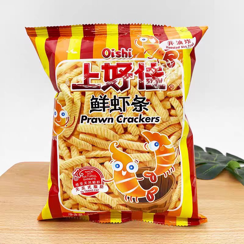 【上好佳】鲜虾条4包（25年10月13日到期）