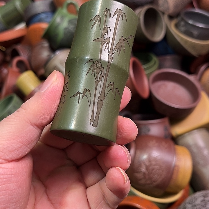 紫砂茶杯全手工紫砂主人杯