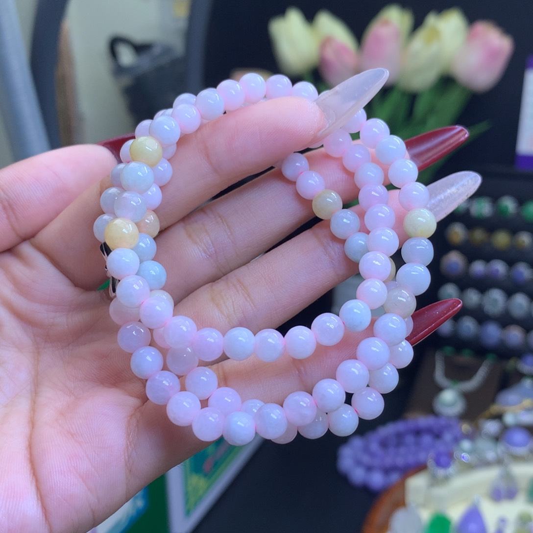 翡翠颈饰未镶嵌天然