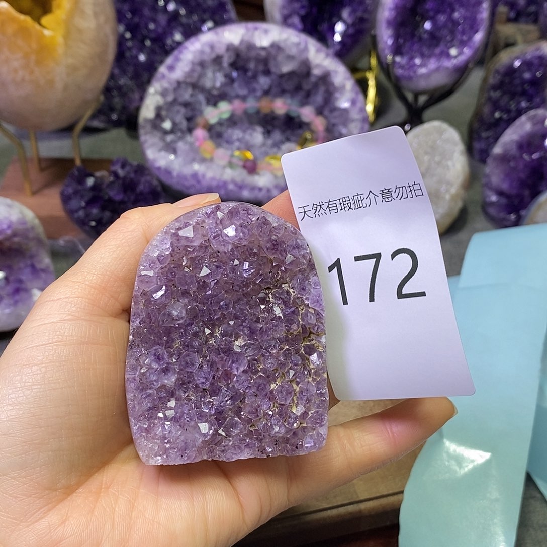 未镶嵌珠宝半成品紫晶