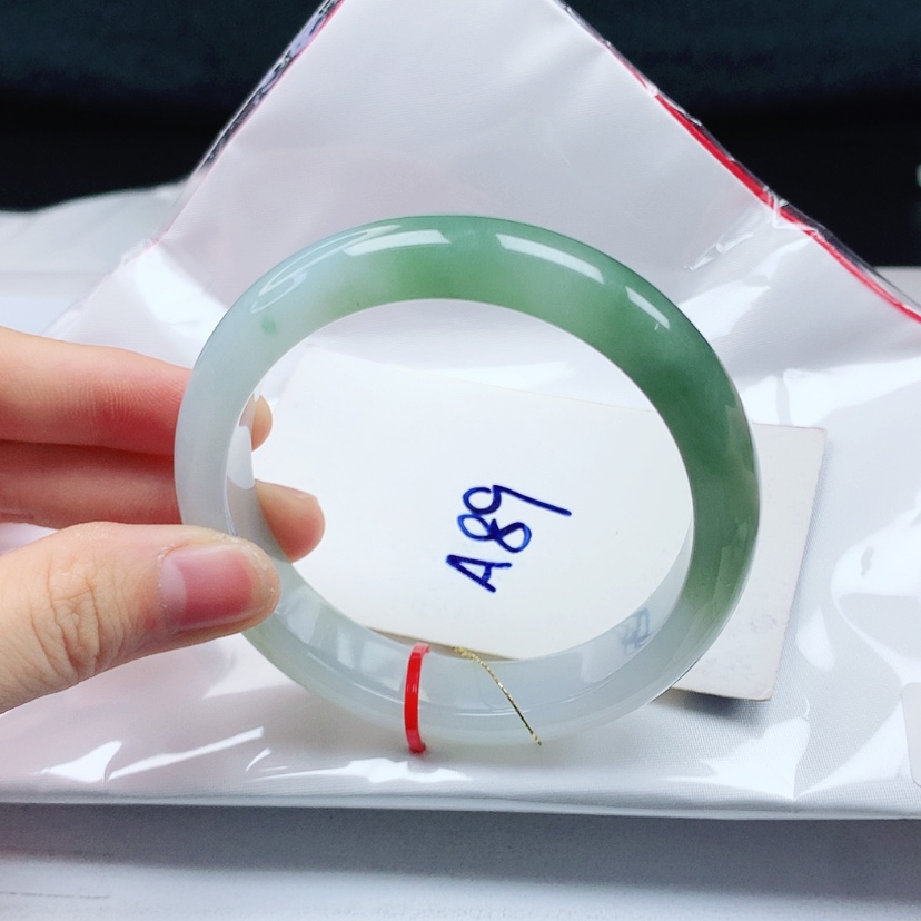 【闪购商品】翡翠手镯未镶嵌天然缅甸a货手镯57+