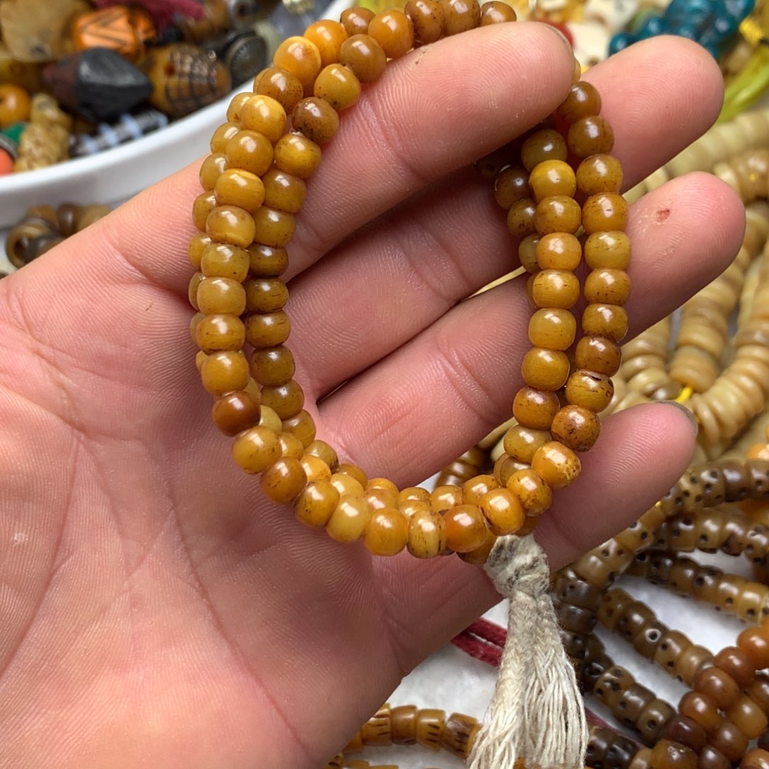 橄榄核手串/手链喜马拉雅艺术品