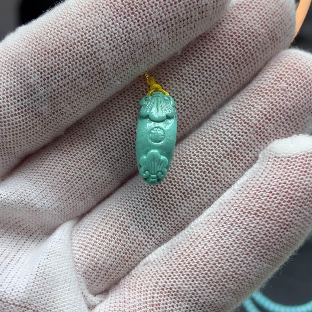 绿松石挂件未镶嵌