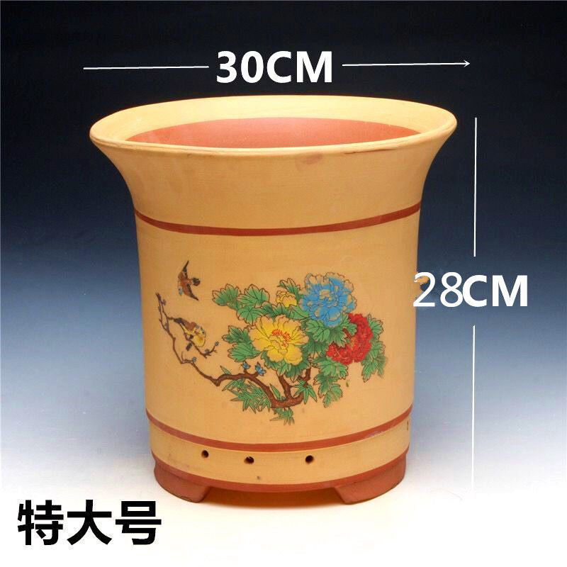 宜兴紫砂花盆陶瓷绿植盆景盆桌面花卉盆