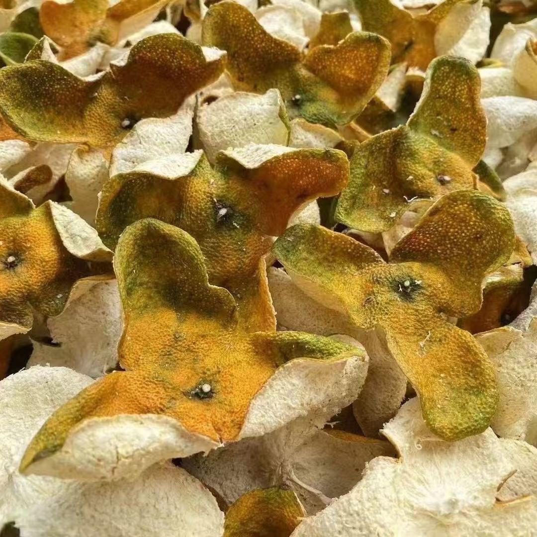 新会陈皮梅江圈枝二红皮干仓陈皮自然生晒陈化茶枝柑柑皮