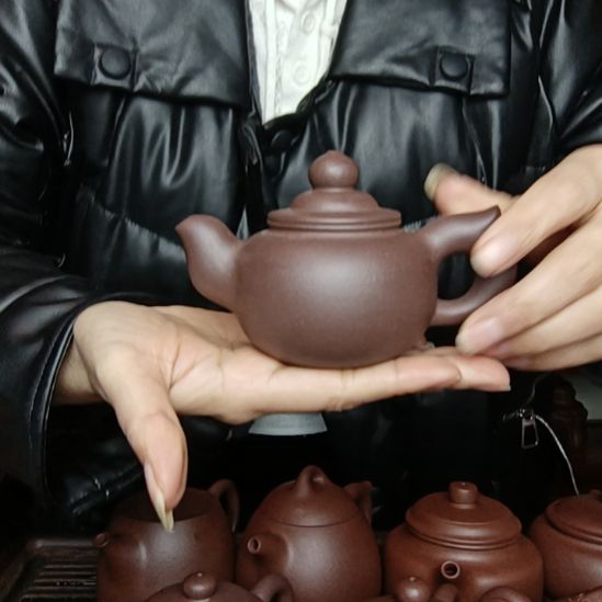 愿***力紫砂茶壶原矿紫泥  容量140 cc