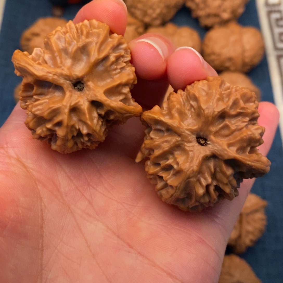 文玩核桃把件39全品球苹果