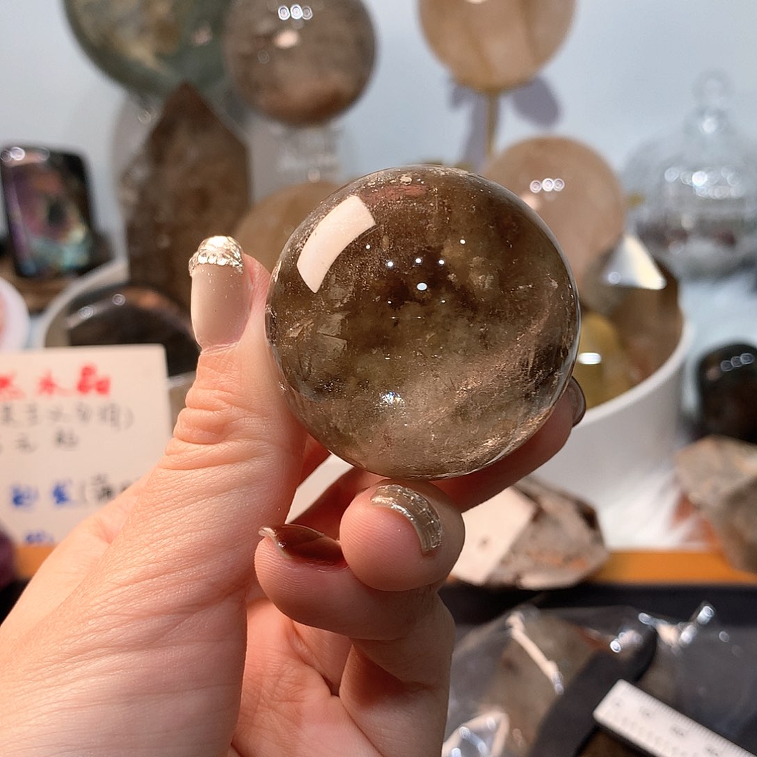水晶水晶未镶嵌薄**冰水晶球