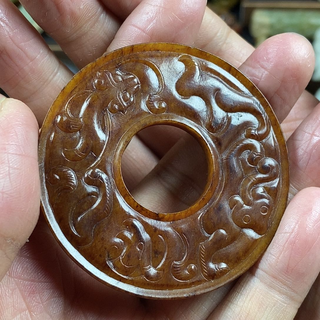 和田玉（糖玉）挂件未镶嵌i*e