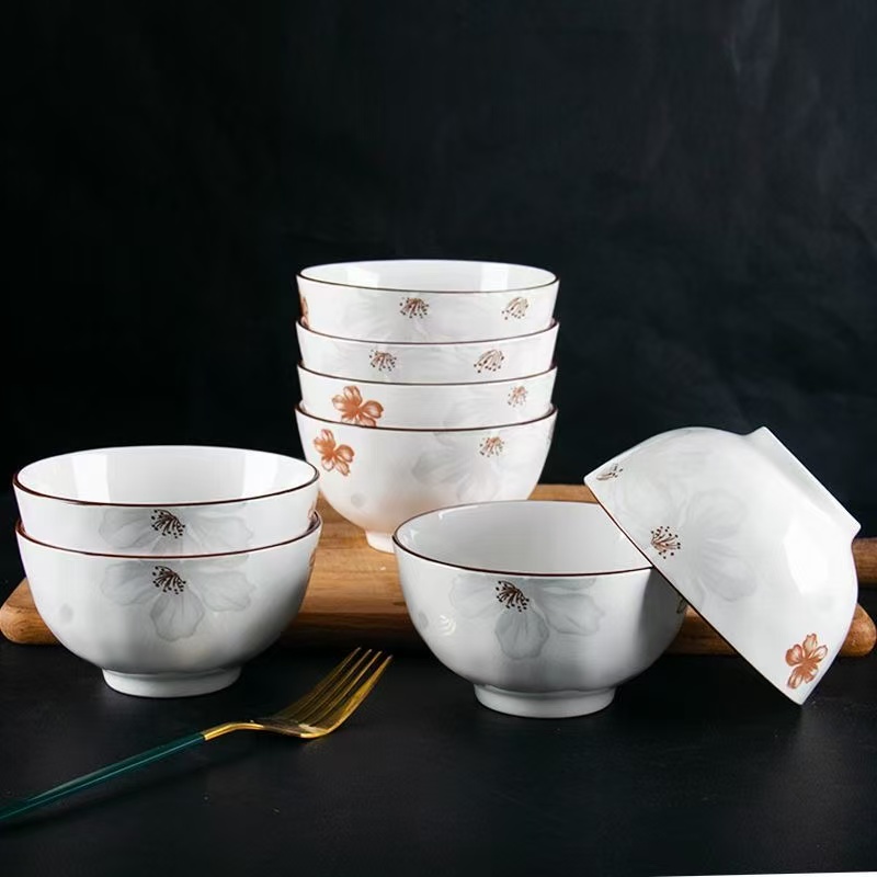 【乐乐专属】熠熠生辉4.5英寸米饭碗8只装