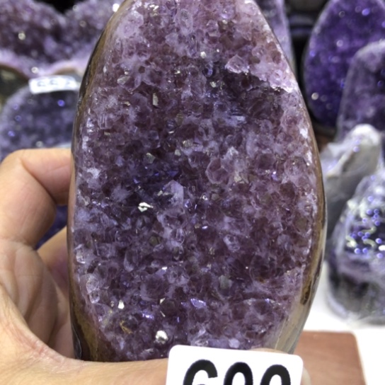 紫晶天然水晶摆件未镶嵌