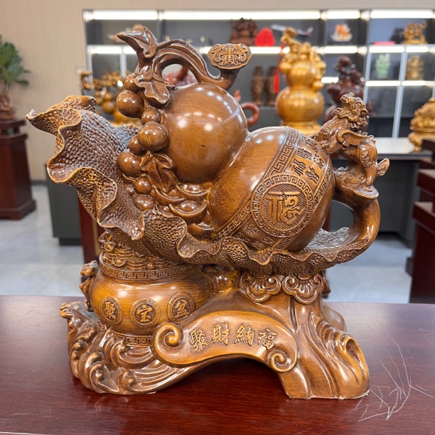 聚财纳福小葫芦客厅玄关酒柜茶桌家居装饰礼品