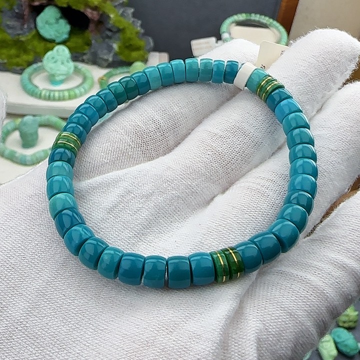 绿松石绿松石W未镶嵌啊**y