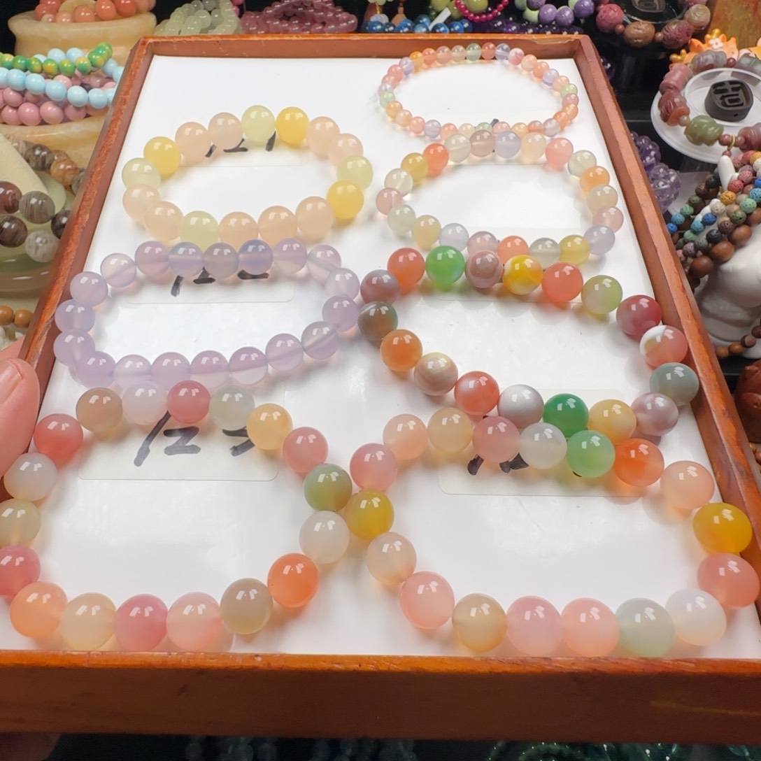 石英质玉手链未镶嵌莫*