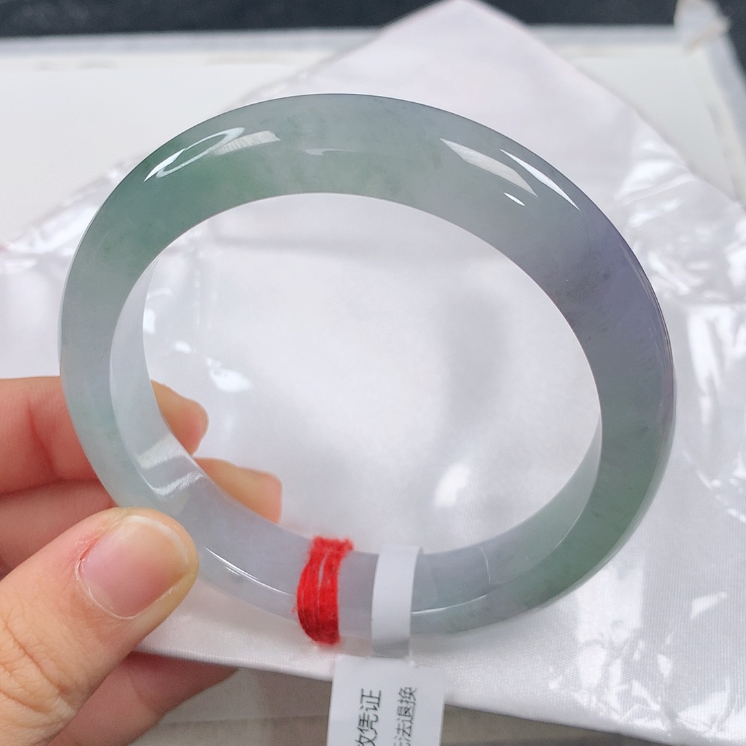 翡翠手镯未镶嵌 正圈①⑥③