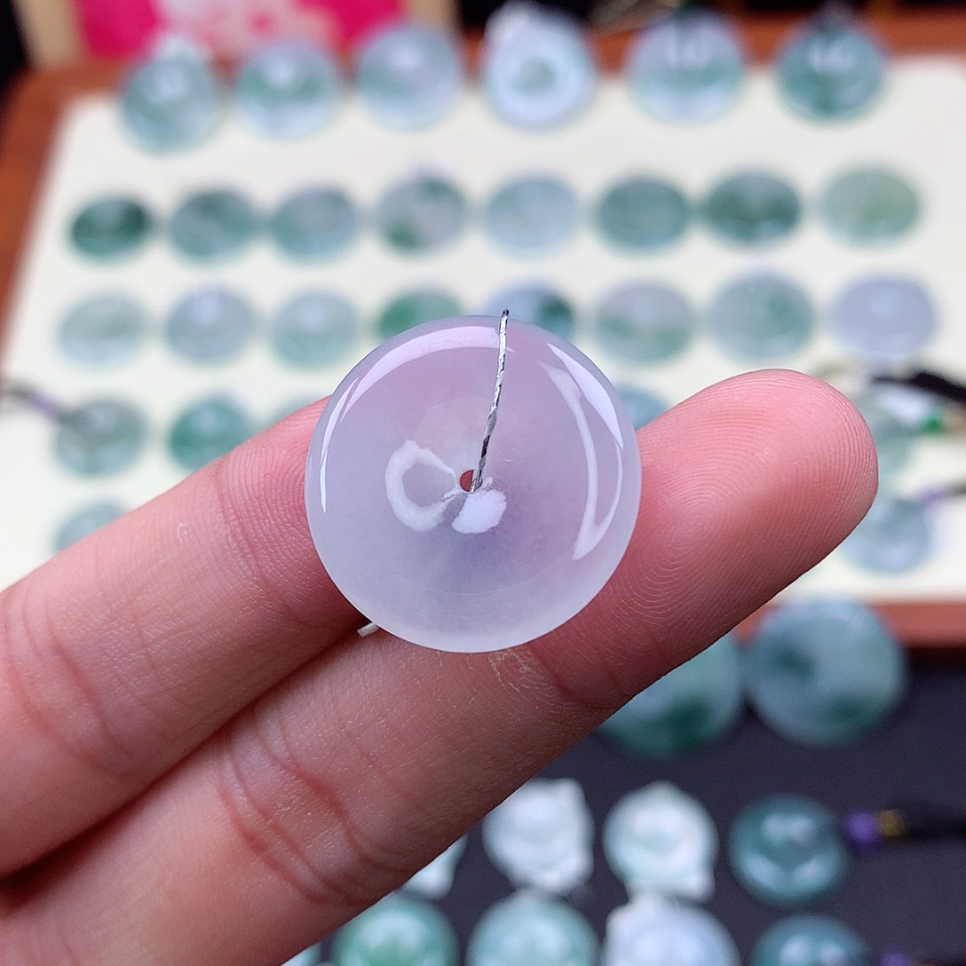 颈饰未镶嵌翡翠30 尺寸22.4-4.2