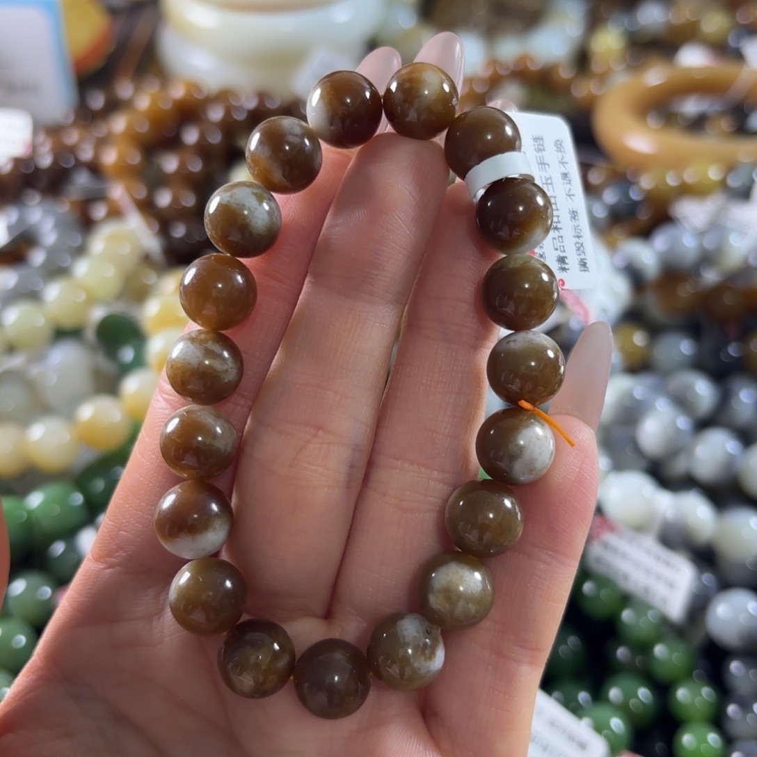 和田玉未镶嵌手串222