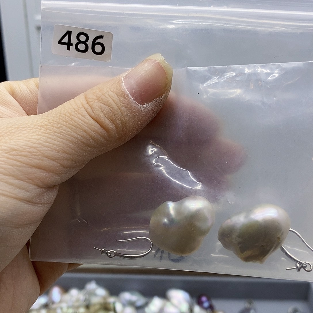 颈饰合金淡水珍珠