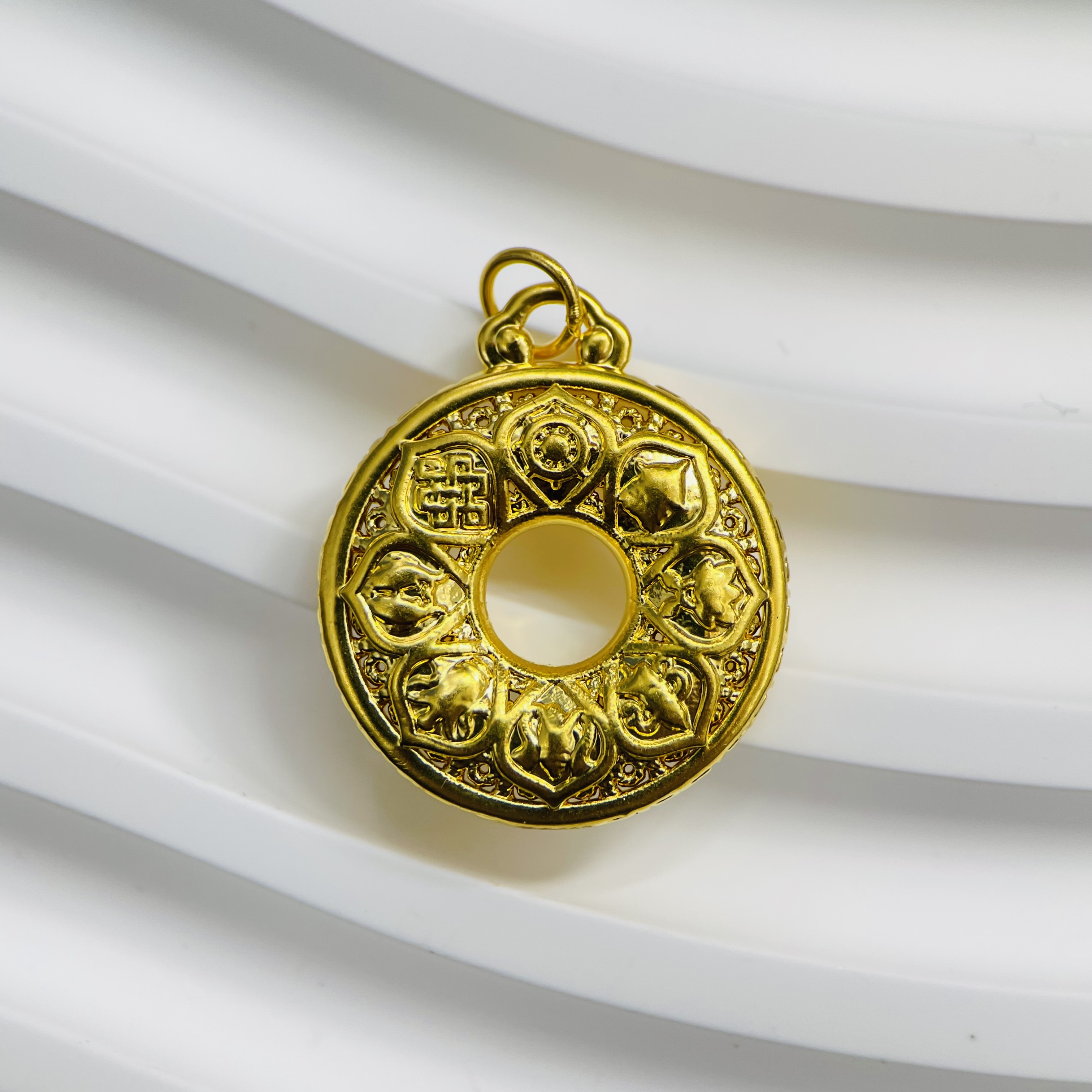 足金999八宝聚福首饰配件DP3030-0950