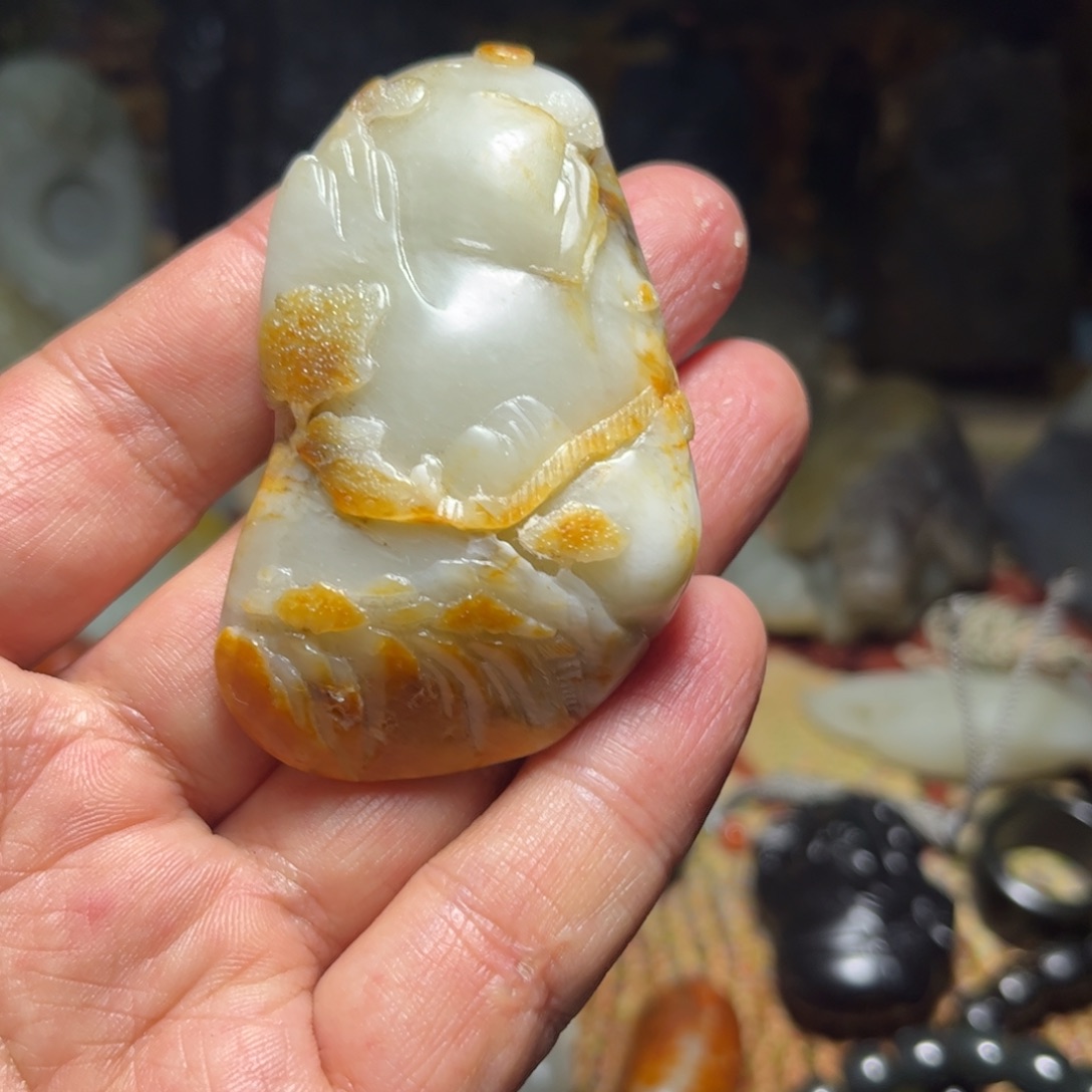 和田玉挂件未镶嵌