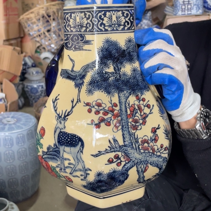 花瓶摆件花盆714，陶瓷000000000000