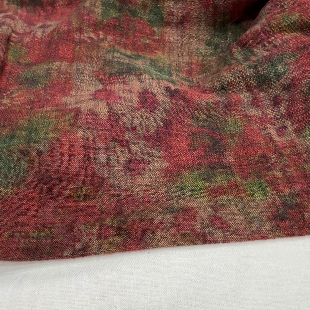 麻1米双层加厚香云亚麻棉