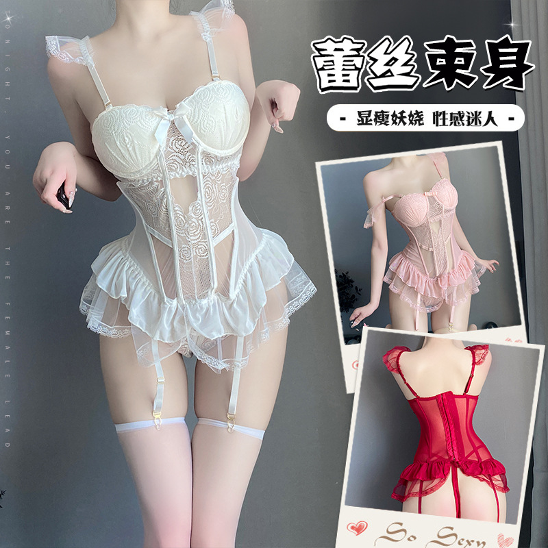 美式鱼骨吊带背心女带胸垫一体抹胸美背外穿辣妹上衣短款